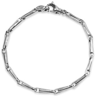 Pompeii3 Mens 14k Gold (16gram) or Platinum (25gram) 4.5mm Link Bracelet 8.5