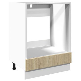 vidaXL Mobile Per Forno Rovere Sonoma 60x46x81,5 Cm Legno Multistrato - Vidaxl