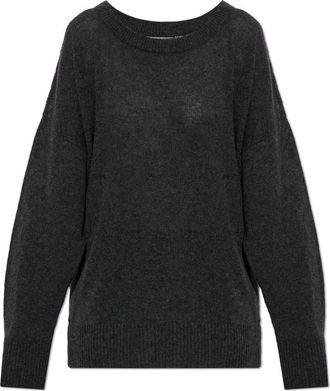 Balenciaga Jersey de cuello redondo - Knitwear - Mujer - Gris - XS