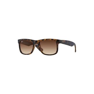 Ray-Ban Justin Zonnebril - Heren - Zonnebrillen - Bruin - 55 MM - Nylon - Accessoires
