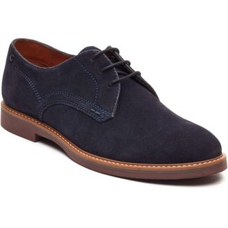 Base London Strand Lace Up Leather Mens Navy Lace-Up Shoes - Size UK 10