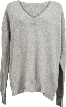 Isabel Marant Isabel Marant Etoile V-Neck Sweater in Grey Wool