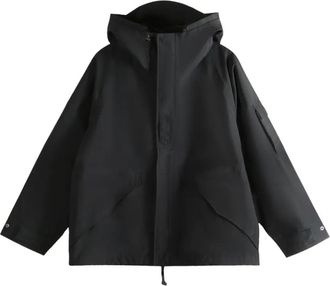 Nanamíca waterproof hooded jacket - Black
