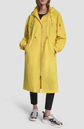 DKNY 1989 Logo Walker Anorak in Taxi Cab Yellow at Nordstrom, Size X-Large
