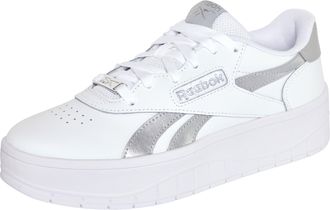 Reebok Classic Sneaker REEBOK CLASSIC REEBOK COURT ADVANCE SURGE, Damen, Gr. 37,5, ftwrwei&szlig;, grau1, chromepeyer20, Leder, Synthetik, Schuhe Sneaker