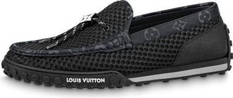 Louis Vuitton Racer Moccasins Shoes Black 1AAQVV