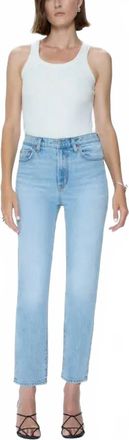 Pistola Denim Bri Ankle High Rise Slim Straight Jean In Day Off