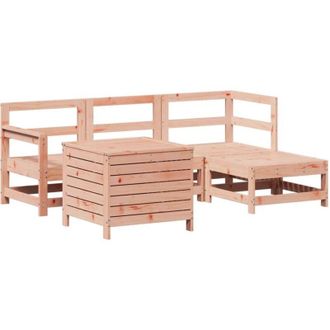vidaXL 5 Piece Garden Sofa Set Solid Wood Douglas Fir Vidaxl