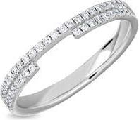 Bony Levy Diamond Stacking Ring in 18K White Gold at Nordstrom Rack, Size 6.5