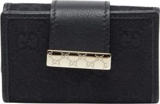 Gucci Pre-owned Accessories, male, Black, Size: ONE SIZE Pre-owned Keycase