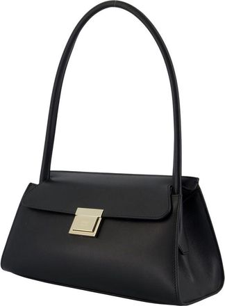 Ami Womens Leather Calfskin Crossbody Bag Black