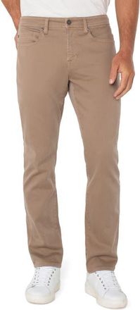 Liverpool L.A. Kingston Modern Straight Leg Jeans in Taupe at Nordstrom, Size 36 X 32