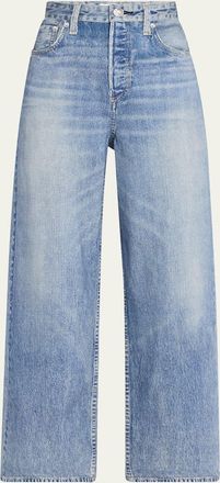 Rag & Bone Miramar Andi Cotton-Terry Ankle Jeans