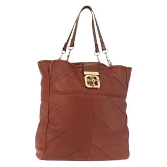 Chlo&eacute; Pre-owned Shoulder Bags, female, Brown, Size: ONE SIZE Pre-owned Tote Bag