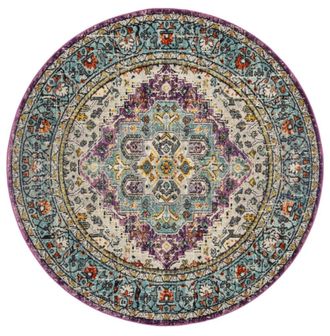 Safavieh Alfombra morado/azul 201 x 201 cm