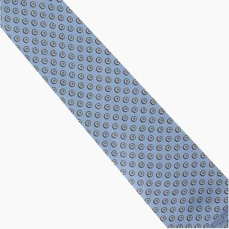 Dunhill Mens Dunhill Tie - Blue - Size: ONE size