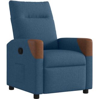 vidaXL Vidaxl - Sill&oacute;n Reclinable De Tela Azul
