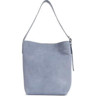 Madewell Essentials Suede Bucket Bag in Sunfaded Indigo at Nordstrom Rack