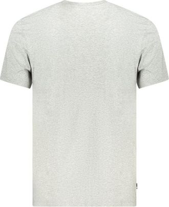 Timberland Logo-Print Cotton T-Shirt - Gray