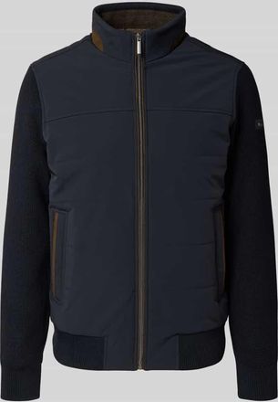 Bugatti Hybridjacke mit Stehkragen in Marine, Größe XXXXL