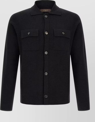 Zanone virgin wool shirt jacket
