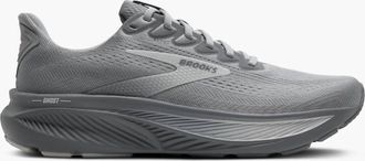 Brooks Mens Ghost 17 Running Shoes In Primer Gray/oyster Mushroom