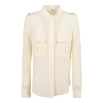 Chloé Dames, Blouses & Shirts, Beige, Maat: L