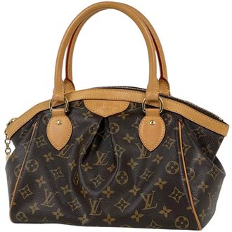 Louis Vuitton Brown Monogram Handbag Tote Bag (Pre-Owned)