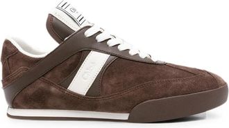 Chlo&eacute; Suede Panelled Sneakers