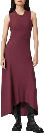 AllSaints Gia Sleeveless Maxi Dress in Oxblood Red at Nordstrom, Size 10 Us