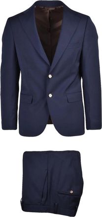 Out / Fit Blue Button Formal Suit
