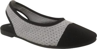 bernie mev. Womens Alexa Flat Shoes In Light Grey/silver