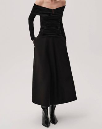 Exquise Jasmyn K. lonmg Sleeve Blouse In Black