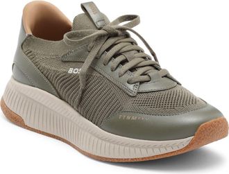 BOSS TTNM EVO Slon Sneaker in Dark Green at Nordstrom Rack, Size 13Us / 12Uk