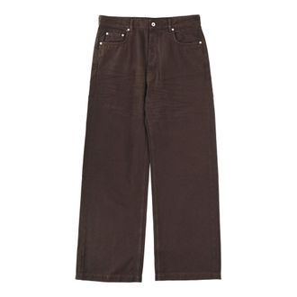 Rick Owens Geth Jeans - Heren - Jeans - Bruin - Maat: W31 Denim