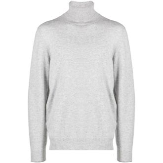 Brunello Cucinelli Light Grey Wool Turtleneck Sweater, Brand Size 58 (US Size 48)