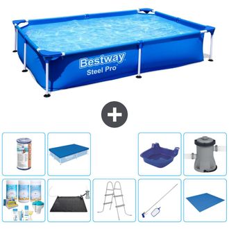 Bestway Piscina Bestway Steel Pro Rectangular - 221x150x43 Cm - 7-piezas S22214
