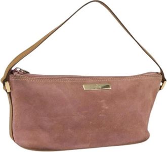 Gucci Pre-owned Shoulder Bags, female, Pink, Size: ONE SIZE Pre-owned Vintage Shoulder Bag