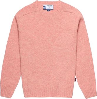 Sebago Stijlvolle Breisels voor Mannen - Heren - Ronde hals truien - Roze - XL - Truien & Vesten