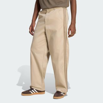 adidas Mens adidas 3 STRIPES PLEATED PANTS