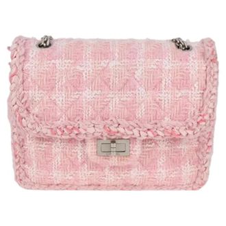 Chanel Pre-owned Leather chanel-bags - Dames - Pre-owned - Roze - Maat: ONE Size Leer