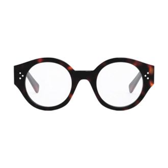 Celine CL50123I052 Round Full-Rim Havana Eyeglasses - Black