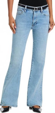 Frame Denim The Icon High Rise Flare Jeans In Ripple