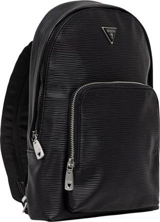 Guess Milano Rugzak - Heren - Rugzakken - Zwart - ONE Size - Polyester - Tassen