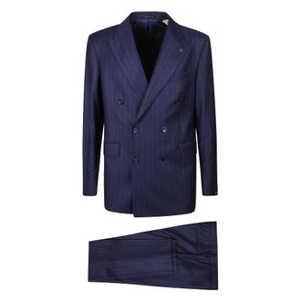 Tagliatore Heren, Pakken, Blauw, Maat: 2XL