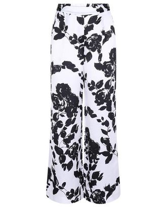 Herzen'sangelegenheit Hose mit weitem Bein aus Seide