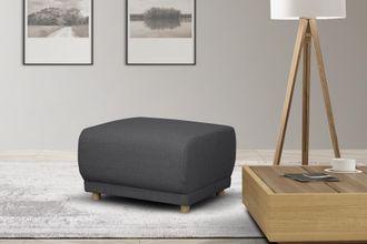 HOME AFFAIRE Polsterhocker »LEMPS« klein passend zur Serie, B/T/H: 70/70/46 cm