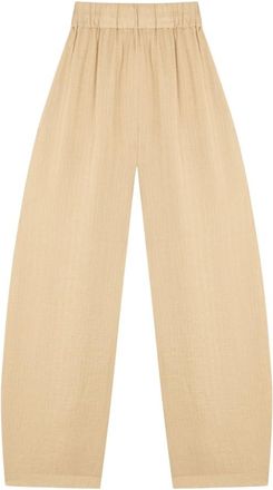 Cortana Broeken, Dames, Beige, S, Linnen, Eloise Broek