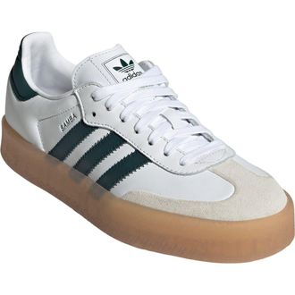 adidas Sambae Sneaker in White/Off White/Aurora Ivy at Nordstrom, Size 5.5