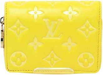 Louis Vuitton Pre-owned Canvas Portemonnee - Dames - Vintage Accessoires - Geel - ONE Size - Vintage